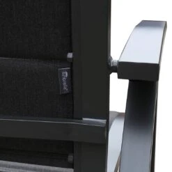 OUTLIV. London Gartenmöbelset 5-tlg. Tisch 160x90cm Anthrazit/Sooty -Outliv london gartenmoebelset 5 tlg mit gartentisch 160x90cm 1392361 5