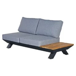 OUTLIV. Oktava Ecklounge 3-tlg. Aluminium/Olefin Charcoal/Grey -Outliv oktava loungeset 3 tlg aluminium polsterr 1392174 5