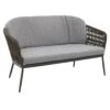 OUTLIV. Advokat Gartensofa Aluminium/Rope Anthrazit/Taupe