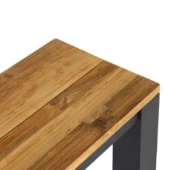 OUTLIV. Atlanta Gartenbank 190cm Aluminium/Teak Recycelt Schwarz/Teak -Outliv outliv atlanta gartenbank 190cm aluminium teak recycelt 1243289 4