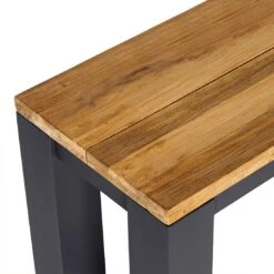 OUTLIV. Atlanta Gartenbank Aluminium/Teak Anthrazit/Teak Recycelt -Outliv outliv atlanta gartenbank aluminium teak 1179082 5