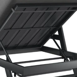 OUTLIV. Atlanta Gartensofa Aluminium/ Olefin Anthrazit/Grau -Outliv outliv atlanta loungeliege aluminium olefin anthrazit grau 1246204 13