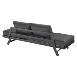 OUTLIV. Atlanta Gartensofa Aluminium/ Olefin Anthrazit/Grau -Outliv outliv atlanta loungeliege aluminium olefin anthrazit grau 1246204 9