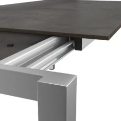 OUTLIV. Ausziehtisch 160/217/267x92cm Edelstahl/HPL Silbergrau/Zement Dunkel -Outliv outliv ausziehtisch 160 217 267x92cm edelstahl hpl 1343312 7