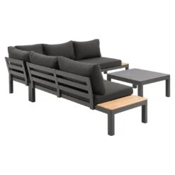OUTLIV. Ben Loungeecke 4-tlg. Aluminium/Sunbrella Anthrazit -Outliv outliv ben loungeset 4 tlg aluminium polster 1379172 6