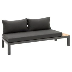 OUTLIV. Ben Loungeecke 4-tlg. Aluminium/Sunbrella Anthrazit -Outliv outliv ben loungeset 4 tlg aluminium polster 1379172 7
