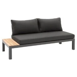 OUTLIV. Ben Loungeecke 4-tlg. Aluminium/Sunbrella Anthrazit -Outliv outliv ben loungeset 4 tlg aluminium polster 1379172 8
