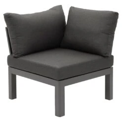 OUTLIV. Ben Loungeecke 4-tlg. Aluminium/Sunbrella Anthrazit -Outliv outliv ben loungeset 4 tlg aluminium polster 1379172 9