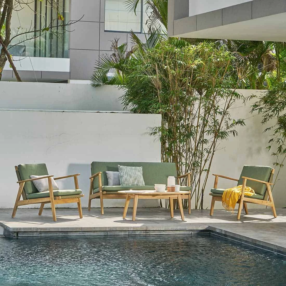 OUTLIV. Bergen Loungeset 4-tlg. Rope/Akazie Olive OUTLIV. Bergen Loungeset 4-tlg. Rope/Akazie Olive -Outliv outliv bergen lounge set rope akazie teak look 1267489 1