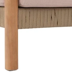 OUTLIV. Berga Loungeset 4-tlg. Rope/Akazie Taupe -Outliv outliv bergen lounge set rope taupe akazie teak look 1267500 12