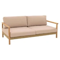OUTLIV. Berga Loungeset 4-tlg. Rope/Akazie Taupe -Outliv outliv bergen lounge set rope taupe akazie teak look 1267500 7