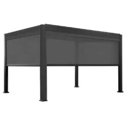 OUTLIV. Bio Santorini Gartenpergola 300x400cm Mit Seitenteile Aluminium Anthrazit -Outliv outliv bio santorini pergola 300x400cm mit seitenteile aluminium 1448527 3