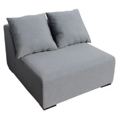 OUTLIV. Buddha Loungeset 6-tlg. Sunbrella Schwarz/Flanelle -Outliv outliv buddha loungegruppe 6tlg sunbrella schwarz flanelle 1195659 4