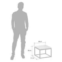 OUTLIV. Flora Beistelltisch 40x41x30cm Stahl/Wildeiche Schwarz/Wildeiche -Outliv outliv by detlef steves flora beistelltisch 40x41x30cm stahl wildeiche 1354114 5