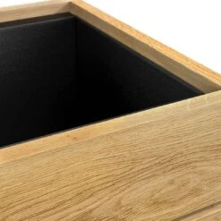 OUTLIV. Flora Pflanztopf 40x41x67cm Schwarz/Wildeiche -Outliv outliv by detlef steves flora pflanztopf 40x41x67cm 1354125 5