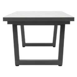 OUTLIV. Calvia Ausziehtisch 200/260x100cm Aluminium/Keramik Anthrazit/Holzoptik-Grau -Outliv outliv calvia ausziehtisch 200 260x100cm alu keramik 1342531 4