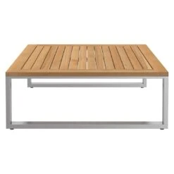 OUTLIV. Capri Loungetisch 75x75cm Teak Natur -Outliv outliv capri loungetisch 75x75cm edelstahl teak teak natur 1168984 4