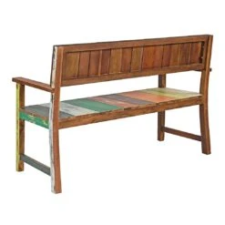 OUTLIV. Catania Gartenbank 126cm Schiffsholz Eco-Teak Mehrfarbig -Outliv outliv catania 2 sitzerbank 126cm schiffsholz 1177267 4
