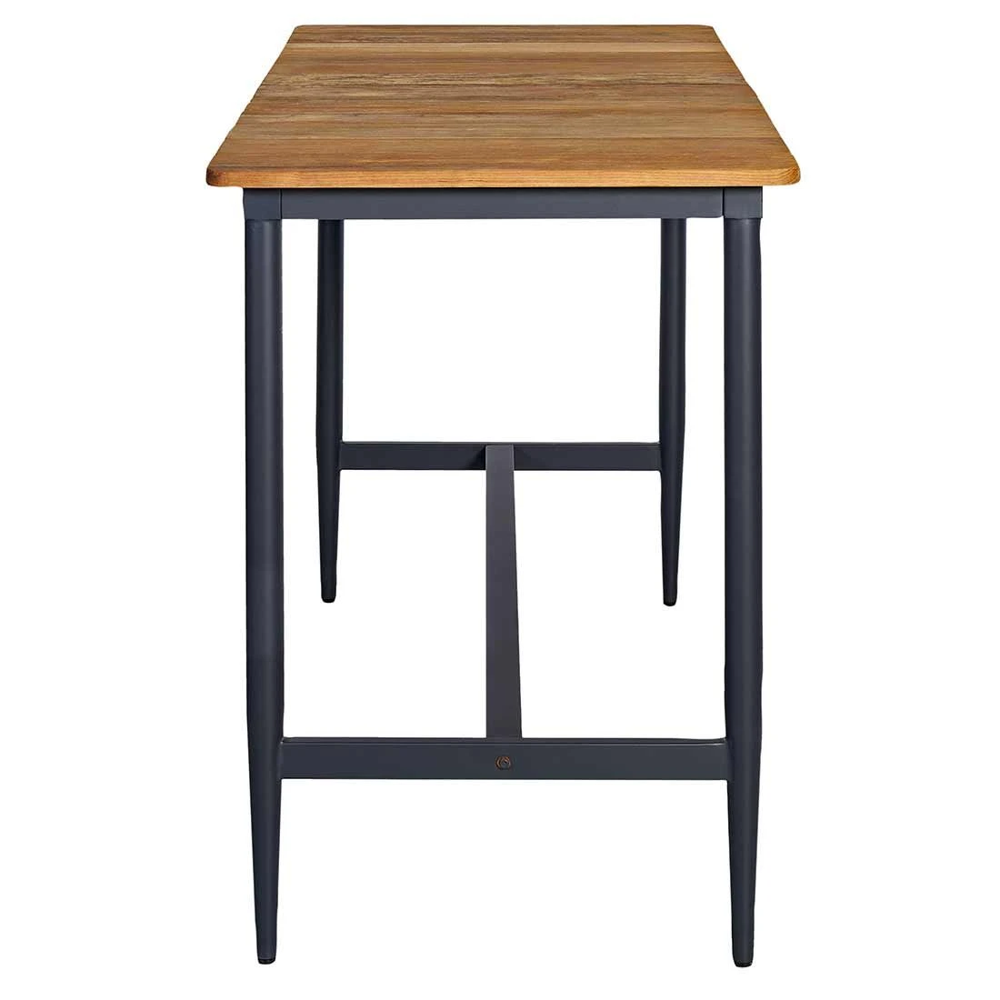 OUTLIV. Clark Bartisch 170x75cm Aluminium/Teak recycelt Charcoal/Teak Recycelt OUTLIV. Clark Bartisch 170x75cm Aluminium/Teak Recycelt Charcoal/Teak Recycelt -Outliv outliv clark bartisch 170x75cm aluminium teak recycelt 1346425 3