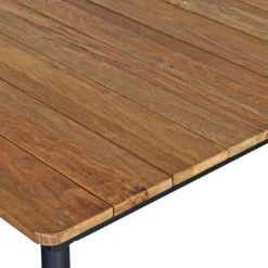 OUTLIV. Clark Gartentisch Aluminium/Teak Recycelt Charcoal/Teak Recycelt -Outliv outliv clark gartentisch 220x100cm aluminium teak recycelt 1346414 6