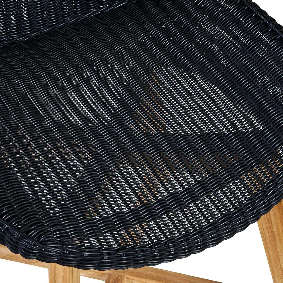 OUTLIV. Clovelly Gartenstuhl Teak/Geflecht Natur/Schwarz OUTLIV. Clovelly Gartenstuhl Teak/Geflecht Natur/Schwarz -Outliv outliv clovelly diningstuhl teak recycelt geflecht 1346469 5