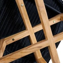 OUTLIV. Clovelly Gartenstuhl Teak/Geflecht Natur/Schwarz 5 OUTLIV. Clovelly Gartenstuhl Teak/Geflecht Natur/Schwarz -Outliv outliv clovelly diningstuhl teak recycelt geflecht 1346469 6