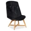 OUTLIV. Clovelly Loungesessel Teak/Polyrattan Natur/Schwarz
