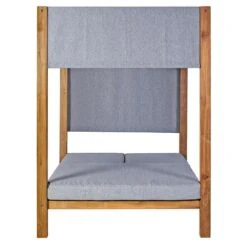 OUTLIV. Coracao Daybed Teak Recycelt/Olefin Teak Recycelt/Grau -Outliv outliv coracao daybed teak recycelt inkl kissen 1346700 4