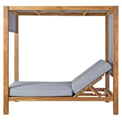 OUTLIV. Coracao Daybed Teak Recycelt/Olefin Teak Recycelt/Grau -Outliv outliv coracao daybed teak recycelt inkl kissen 1346700 5