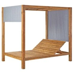 OUTLIV. Coracao Daybed Teak Recycelt/Olefin Teak Recycelt/Grau -Outliv outliv coracao daybed teak recycelt inkl kissen 1346700 8