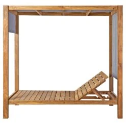 OUTLIV. Coracao Daybed Teak Recycelt/Olefin Teak Recycelt/Grau -Outliv outliv coracao daybed teak recycelt inkl kissen 1346700 9