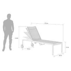 OUTLIV. Oviedo Rollliege Edelstahl/Textilene Silber-Schwarz -Outliv outliv denver deluxe rollliege edelstahl textilene silber schwarz 11