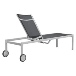 OUTLIV. Oviedo Rollliege Edelstahl/Textilene Silber-Schwarz -Outliv outliv denver deluxe rollliege edelstahl textilene silber schwarz 7