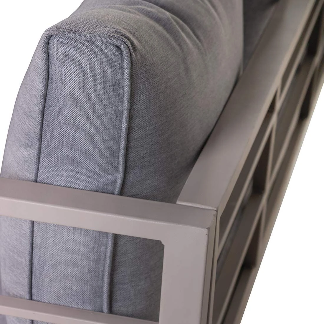 OUTLIV. Dininglounge 4-tlg. Stahl/Olefin Taupe/Grau OUTLIV. Dininglounge 4-tlg. Stahl/Olefin Taupe/Grau -Outliv outliv dininglounge 4 tlg aluminium olefin 1429541 12