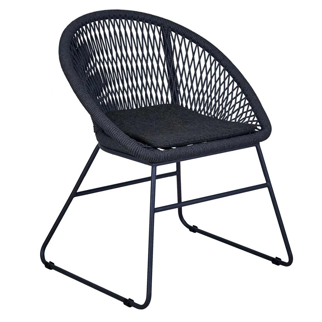 OUTLIV. Edson Gartensessel Aluminium/Rope inkl. Kissen Charcoal OUTLIV. Edson Gartensessel Aluminium/Rope Inkl. Kissen Charcoal -Outliv outliv edson diningsessel aluminium rope inkl kissen 1347250 1