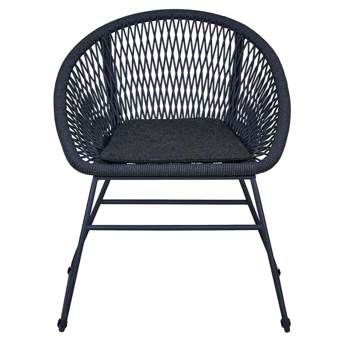 OUTLIV. Edson Gartensessel Aluminium/Rope inkl. Kissen Charcoal OUTLIV. Edson Gartensessel Aluminium/Rope Inkl. Kissen Charcoal -Outliv outliv edson diningsessel aluminium rope inkl kissen 1347250 3