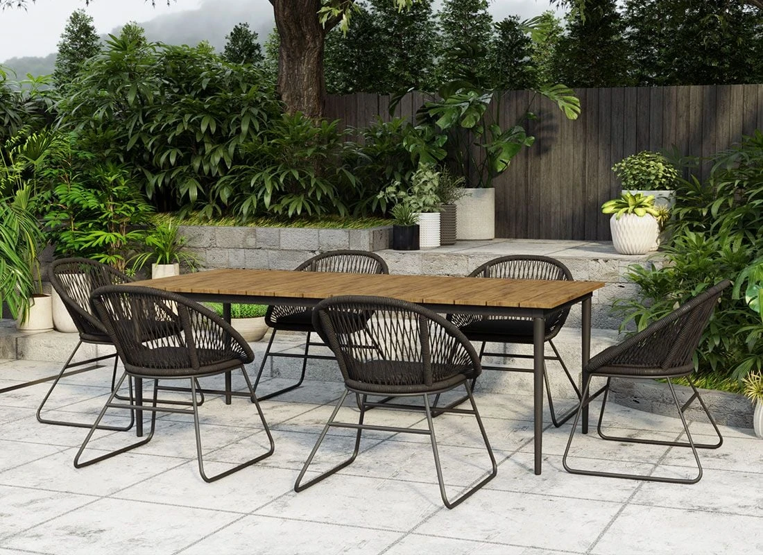 OUTLIV. Edson Gartensessel Aluminium/Rope inkl. Kissen Charcoal OUTLIV. Edson Gartensessel Aluminium/Rope Inkl. Kissen Charcoal -Outliv outliv edson diningsessel aluminium rope inkl kissen 1347250 7