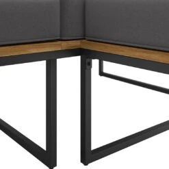 OUTLIV. Floris Dininglounge 3-tlg. Stahl/Akazie Schwarz/Grau 9 OUTLIV. Floris Dininglounge 3-tlg. Stahl/Akazie Schwarz/Grau -Outliv outliv floris dininglounge 3 tlg stahl akazie schwarz grau 1241353 10