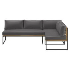 OUTLIV. Floris Dininglounge 3-tlg. Stahl/Akazie Schwarz/Grau 3 OUTLIV. Floris Dininglounge 3-tlg. Stahl/Akazie Schwarz/Grau -Outliv outliv floris dininglounge 3 tlg stahl akazie schwarz grau 1241353 4