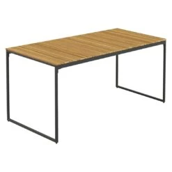 OUTLIV. Floris Gartenmöbel-Set 3-tlg. Mit Tisch 160x78cm Schwarz -Outliv outliv floris diningset 3 teilig stahl akazie schwarz 1083635 6