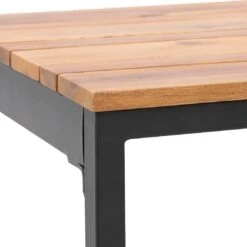 OUTLIV. Floris Hocker Stahl/Akazie Schwarz/Natur -Outliv outliv floris hocker stahl akazie 1343213 5