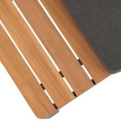 OUTLIV. Freddo Ecklounge 4-teilig Aluminium/Polster/Teak Dunkelgrau -Outliv outliv freddo loungeecke 4 teilig aluminium polster teak 1355027 10