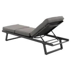 OUTLIV. Gartenliege Aluminium/Polyester Anthrazit -Outliv outliv gartentagesbett aluminium polyester 1435162 10