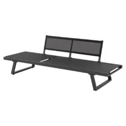 OUTLIV. Gartenliege Aluminium/Polyester Anthrazit -Outliv outliv gartentagesbett aluminium polyester 1435162 6