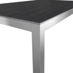 OUTLIV. Gartentisch 160x90cm Edelstahl/Dekton Silber/Bromo -Outliv outliv gartentisch 160x90cm edelstahl dekton 1482737 5