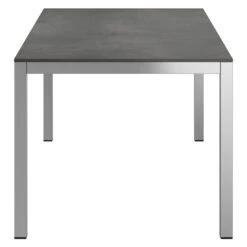 OUTLIV. Gartentisch 160x90cm Edelstahl/HPL Silber/Zement Dunkel -Outliv outliv gartentisch 160x90cm edelstahl hpl 1372198 3