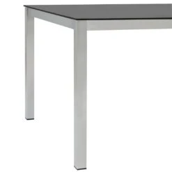 OUTLIV. Gartentisch 220x100cm Edelstahl/Glas-Keramik Silber/Dunkelgrau -Outliv outliv gartentisch 220x100cm edelstahl glas keramik 1372308 3