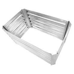 OUTLIV. Hochbeet 100x60x57cm Stahl Silber -Outliv outliv hochbeet 100x60x57cm stahl silber 1262429 3