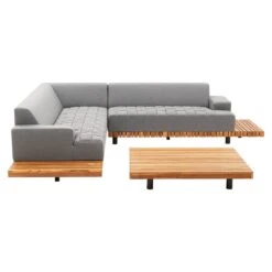OUTLIV. Icon Ecklounge Teak/Sunbrella Teak/Flanelle -Outliv outliv icon loungecke teak sunbrella 1379821 3