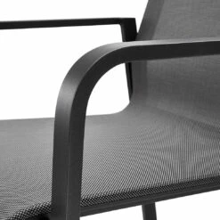 OUTLIV. Julia Stapelsessel Aluminium/Textilene Anthrazit/Coal -Outliv outliv julia stapelsessel aluminium rope 1365598 5